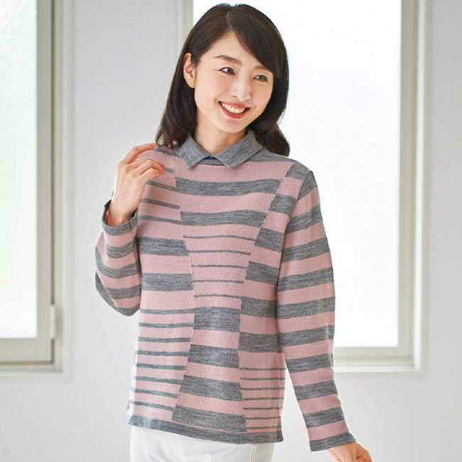 ＜日本直販＞ ウール100％ 洗えるセーター よりどり2枚組