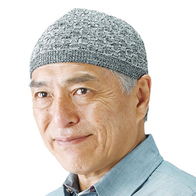 ＜日本直販＞ 日本製 梅炭和紙抗菌帽子（和ざらし二重ガーゼマスク付き）