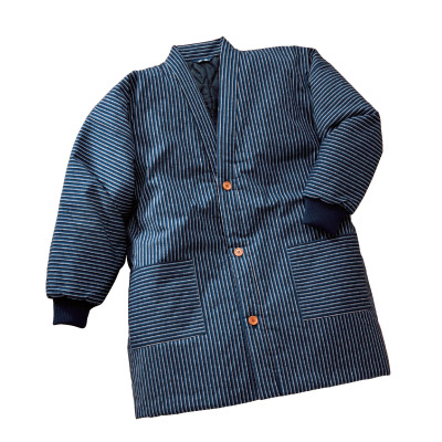 「日本製」久留米織中わたジャケット